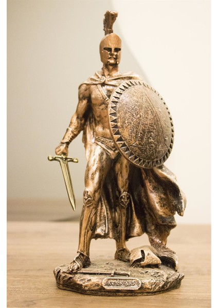 Tasarım Leonidas Spartalı Biblo Sparta Kralı Heykel Ev Dekor Hediyelik Eşya