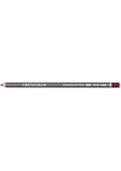 Aqua Graph Kırmızı Graphite Aquarell Pencils Hb Sulandırılabilir Çizim Kalemi 183 06