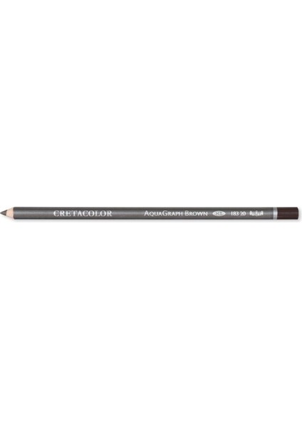 Aqua Graph Kahve Graphite Aquarell Pencils Hb Sulandırılabilir Çizim Kalemi 183 20