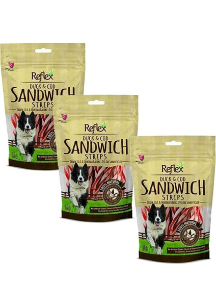 Ördekli Sandviç Çubuk Köpek Ödülü 80 gr x 3