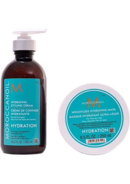 Weightless Hydrating Maske 250 ml +Hydrating Krem 300 ml