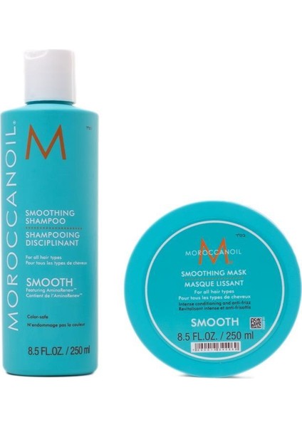 Smoothing Saç Maskesi 250 ml + Smoothing Şampuan 250 ml