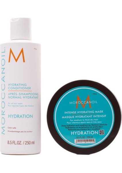 Hydrating Saç Bakım Kremi 250 ml + Hydrating Saç Maskesi 250 ml
