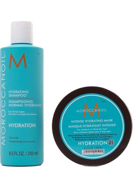 Hydrating Şampuan 250 ml + Hydrating Saç Maskesi 250 ml