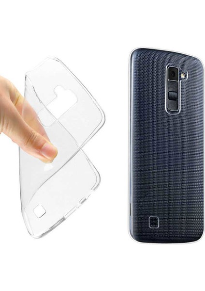 LG G4C Kılıf Şeffaf Silikon Hibrit Case
