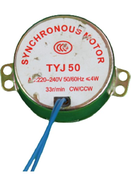 33 Rpm 220 Volt Senkronize Motor