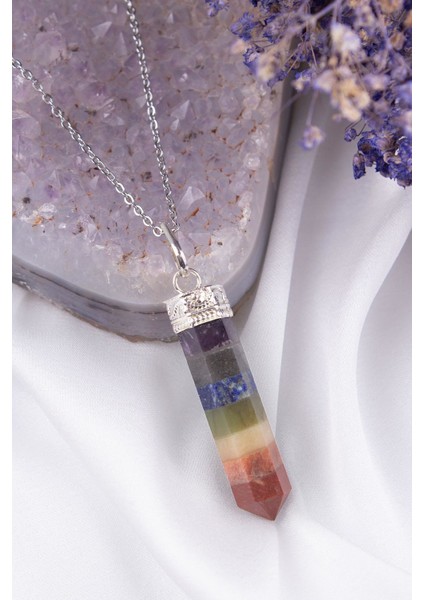 Çakra Doğaltaşlı Kolye Ucu (Hindistan ) - KL0188 fırsatları