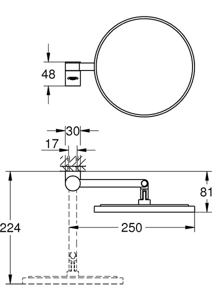 Selection Makyaj Aynası GRH41077000 fiyatları