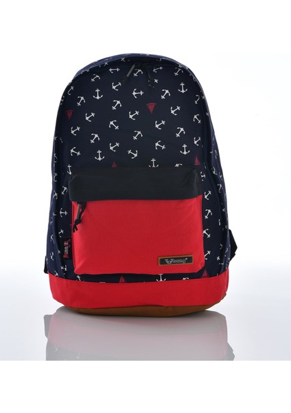 51233 Sırt Çantası Lacivert-Kırmızı
