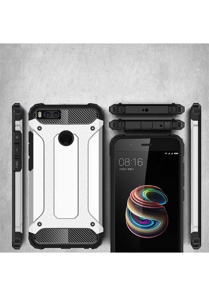 Xiaomi Mi 5x Kılıf Çift Katmanlı Tank Silikon Kapak fiyatları