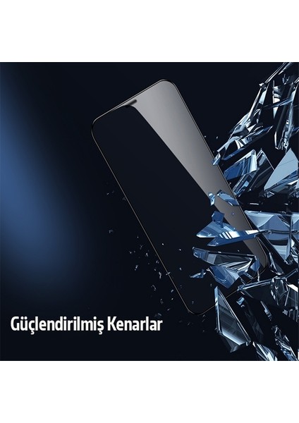 Iphone 12 Pro Max 2in1 Full Glue Tempered Cam Ekran Koruyucu +Kamera Lens Set AL-34281 fırsatları