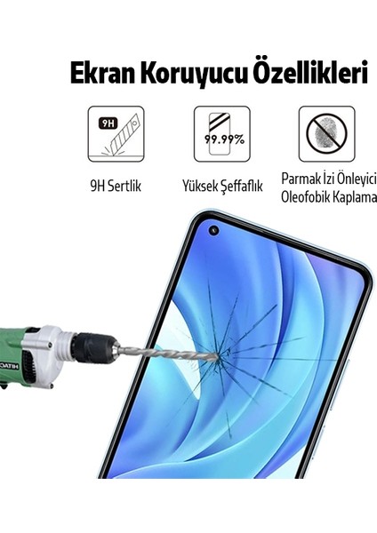 Xiaomi Mi 11 Lite Full Glue Full Kaplama Tempered Cam Ekran Koruyucu AL-34294 fiyatları