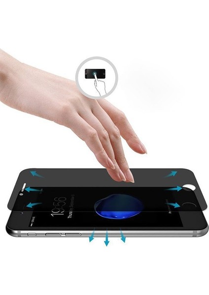 Iphone 6s-6 Privacy Gizli Hayalet Tempered Cam Ekran Koruyucu AL-34213 modelleri
