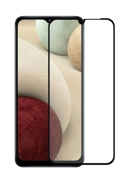 Sm Galaxy A12 Full Glue Full Kaplama Tempered Cam Ekran Koruyucu AL-34237