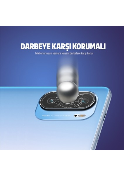 Xiaomi Poco F3 -Redmi K40-K40 Pro Tempered Cam Kamera Koruyucu AL-34260 modelleri