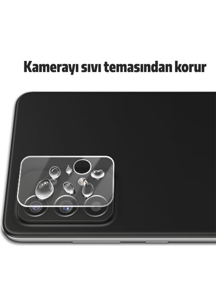 Sm Galaxy A52-A72 Tempered Cam Kamera Koruyucu AL-34261 modelleri