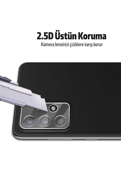 Sm Galaxy A52-A72 Tempered Cam Kamera Koruyucu AL-34261 fırsatları