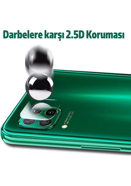 Huawei P40 Lite Tempered Cam Kamera Koruyucu AL-34262