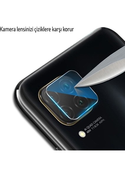 Huawei P40 Lite Tempered Cam Kamera Koruyucu AL-34262