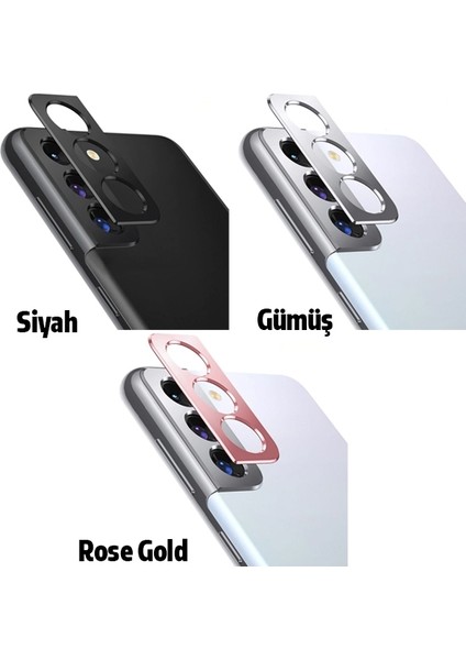 Sm Galaxy S21 - S21+ 3D Metal Kamera Koruyucu Metal Lens AL-34283 fiyatları