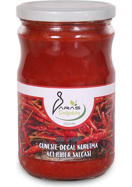 Güneşte Doğal Kurutma Yöresel Acı Biber Salçası 650 gr