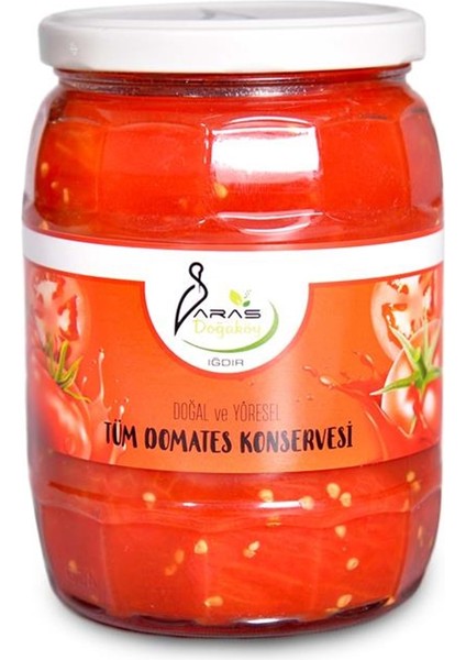 Doğal ve Yöresel Tüm Domates Konservesi 680 gr