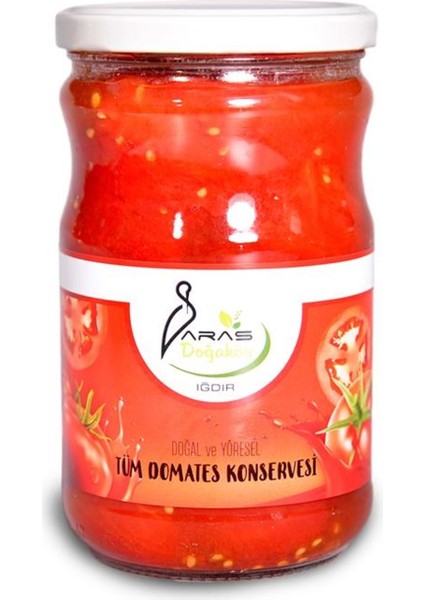 Doğal ve Yöresel Tüm Domates Konservesi 650 gr