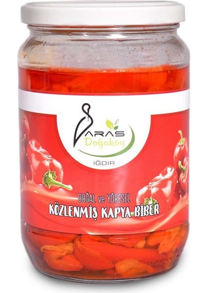 Doğal ve Yöresel Közlenmiş Kapya Biber 560 gr