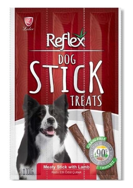 Stick Kuzulu Köpek Ödül Çubuğu 11 gr x 3 Adet