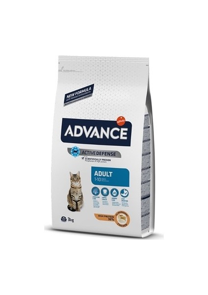 Adult Tavuklu Yetişkin Kedi Maması 3 kg