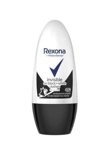 Rexona Invisible On Black&white Clothes Deo Roll On 50 ml