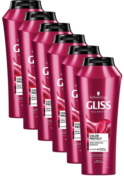 Gliss Color Protect Şampuan 500 ml x 6 Adet