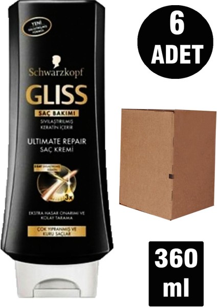 Got2B Gliss Ultimate Repair Saç Kremi 360 ml X6 Adet fiyatları