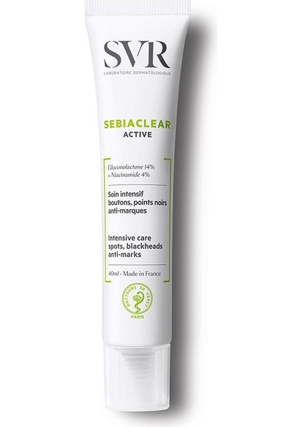 Sebiaclear Active Cream Siyah Nokta ve Düzensizlik Karşıtı Krem 40ML