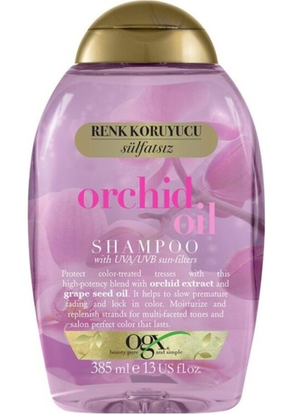 Renk Koruyucu Orchid Oil Şampuan 385 ml