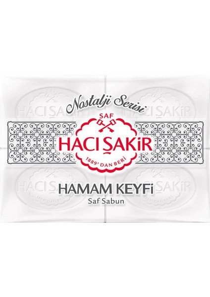 Hamam Keyfi Saf Sabun 200 gr x 4 ( 3 Paket )