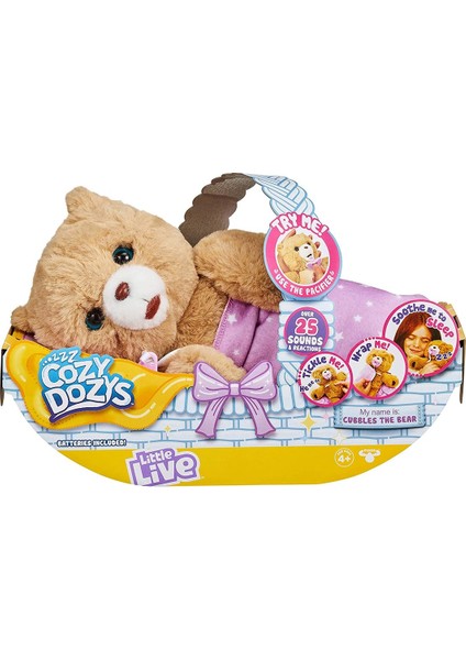 LPN03000 Llp Cozy Dozys Kahverengi Ayı / Little Live Pets Snuggles Brown Bear