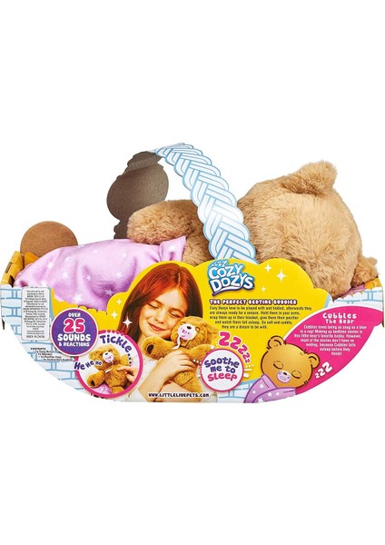 LPN03000 Llp Cozy Dozys Kahverengi Ayı / Little Live Pets Snuggles Brown Bear