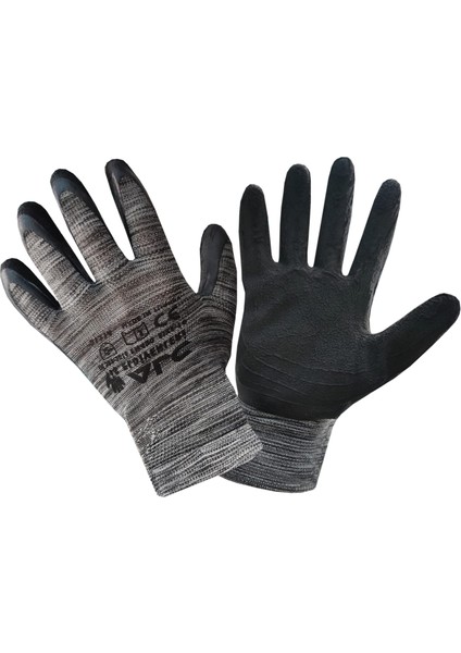 Lateks Kaplı Iş Eldiveni Kaymaz Tırtıklı Yüzeyli 10 Numara