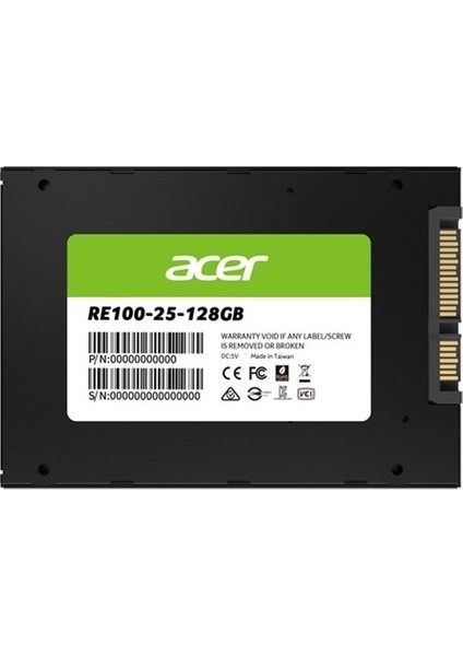 RE100 128GB 450MB-500MB SATA SSD