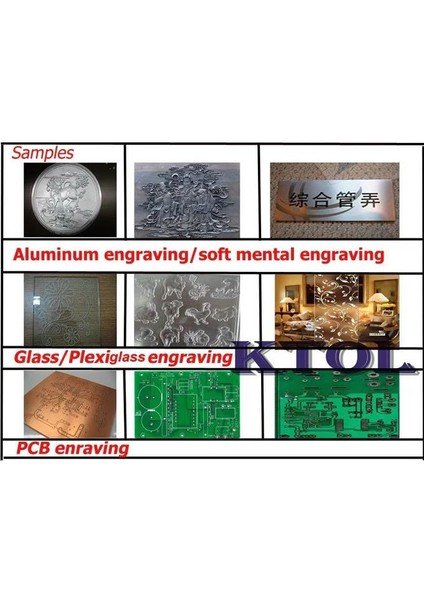Tungsten Karbür Pcb Kesme Cnc Freze Ahşap Işleme 1.3mm 10 Adet