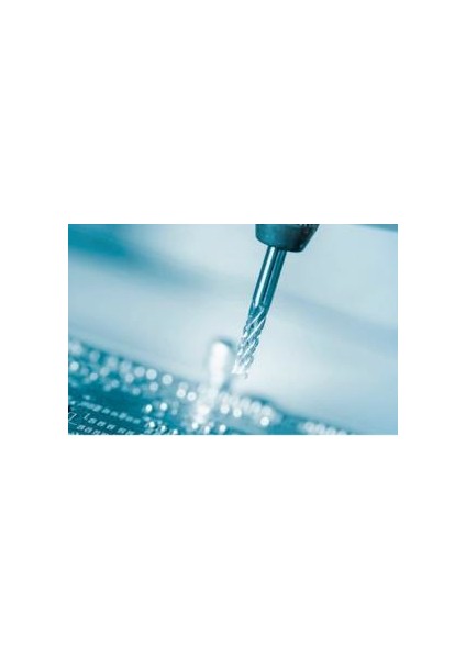 Tungsten Karbür Pcb Kesme Cnc Freze Ahşap Işleme 2.4mm 10 Adet modelleri