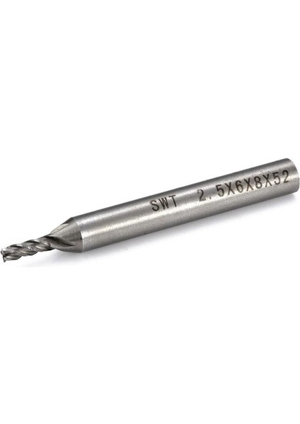 Hss Düz Shank 4 Flüt End Mill Kesici Cnc Uç 10 Lu Set 2MM-10MM