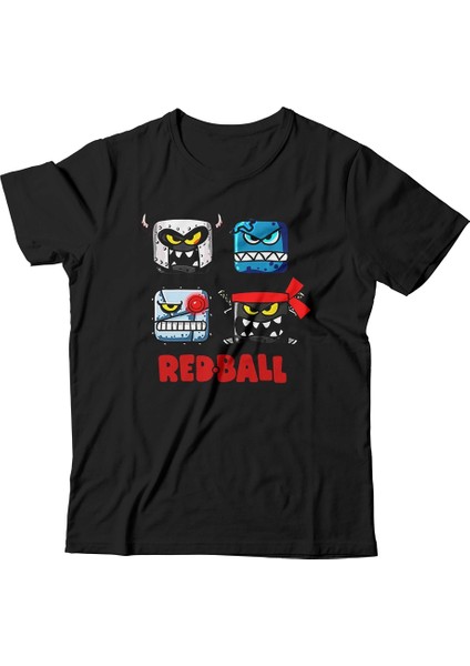Redball Çocuk Siyah Tişört