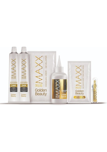 Deluxe Golden 7.0 Kumral 24K Altın Içerikli Saç Boyası