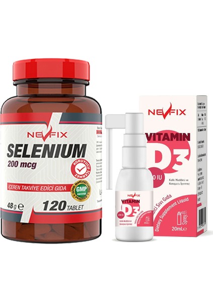 Selenyum 200 Mcg 120 Tablet & Selenyum 200 Mcg 120 Tablet