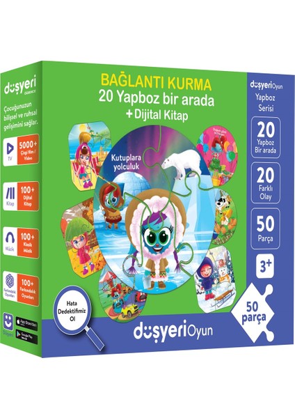 Bağlantı Kurma- 50 Parça 20 Yapboz