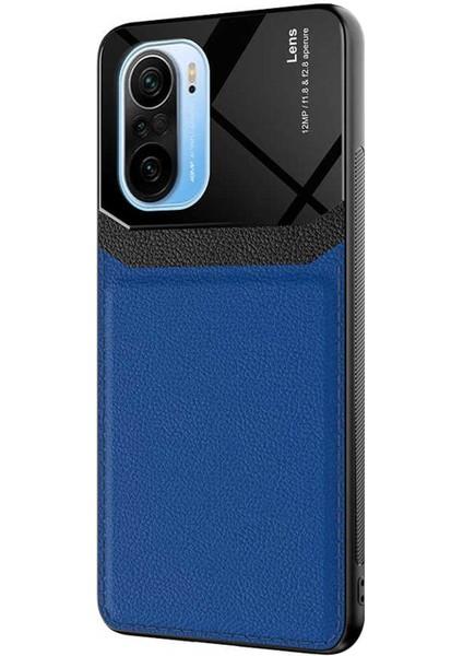 Xiaomi Redmi K40 Kılıf Uniq Leather Lacivert fiyatları