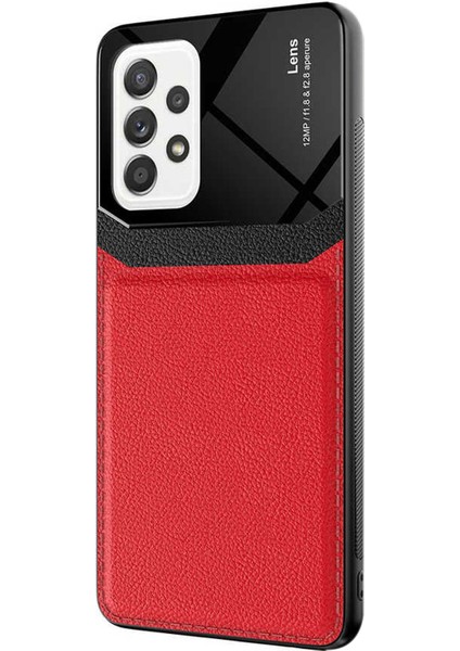 Samsung Galaxy A72 Kılıf Uniq Leather Kırmızı fiyatları
