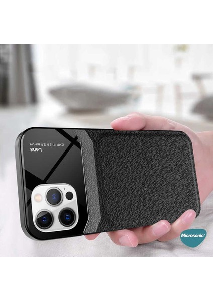 Apple iPhone Se 2020 Kılıf Uniq Leather Siyah